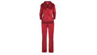 Women's Velvet Sweatshirt and Sweatpants Set- Plus Size-Style #LJS200X-$16.50/Unit - 12PCS/CS - PLEASE SEE DESCRIPTION