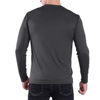 Men's Crew Neck Long Sleeve Shirt- Style #MS904-  $9.90/Unit MINIMUM 12 PCS - PLEASE SEE DESCRIPTION - S-2XL