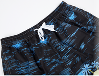 Men's Black Sunset Drawstring Swim Trunks - Style #MP614- $8.90/Unit - 24PCS/CS - PLEASE SEE DESCRIPTION