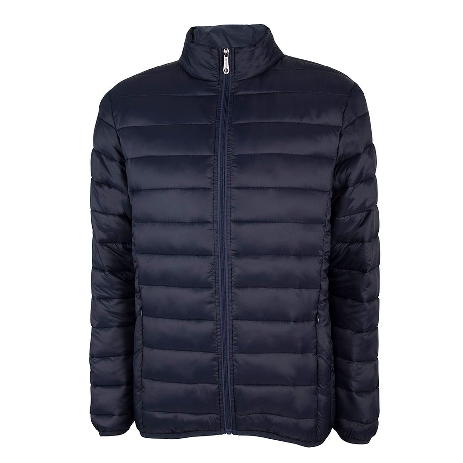 Men's Ultra Light Packable Solid 20D Full Zip Puffer Jacket