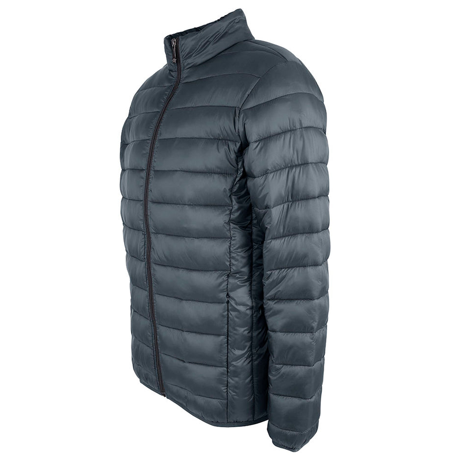 Men's Ultra Light Packable Solid 20D Full Zip Puffer Jacket