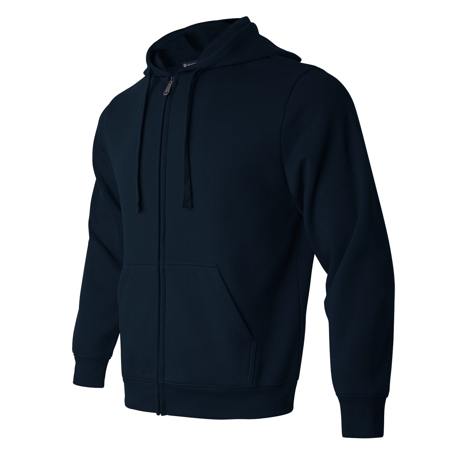 Men's Full Zip Fleece Hoodie Sweatshirt 280gsm 80%Cotton 20