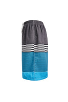 Men's Grey-Blue Stripe Drawstring Swim Trunks- Style #MP612-$8.90/Unit - 24PCS/CS - PLEASE SEE DESCRIPTION