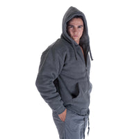 Men's Sherpa Lined Hoodie- Plus Size- Style #MFJ105X- Open Stock Available- $16.00/ Unit OPEN STOCK MINIMUM 24 PCS