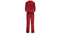 Women's Velvet Sweatshirt and Sweatpants Set- Plus Size-Style #LJS200X-$16.50/Unit - 12PCS/CS - PLEASE SEE DESCRIPTION