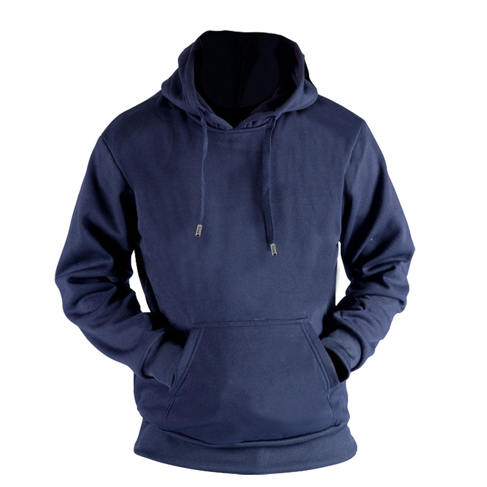 Men's Pullover Fleece Hoodie-Plus Size- Style #MFJ172X