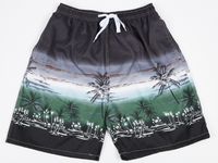 Men's Dark Palms Drawstring Swim Trunks- Style #MP615- $8.90/Unit